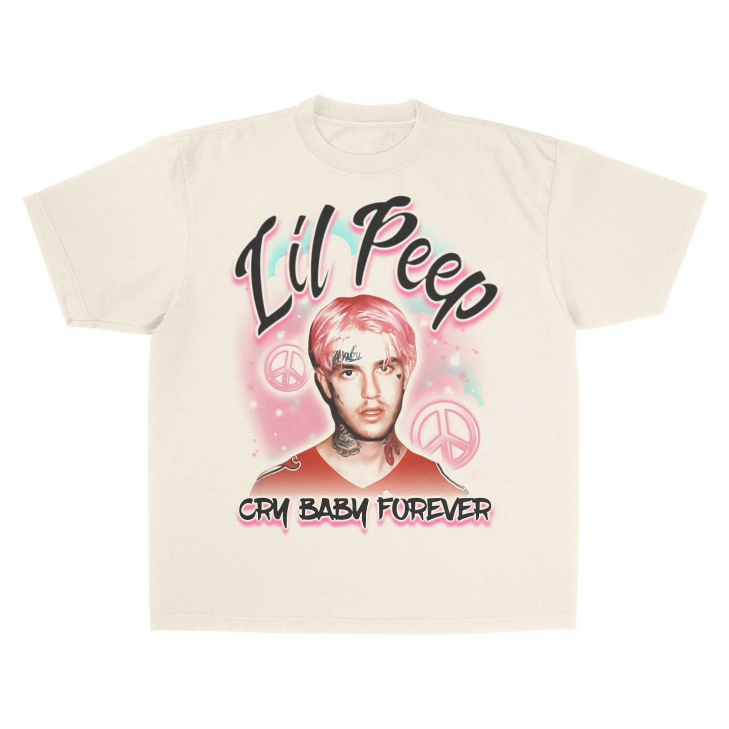Lil Peep Airbrush Cry Baby Forever Tee