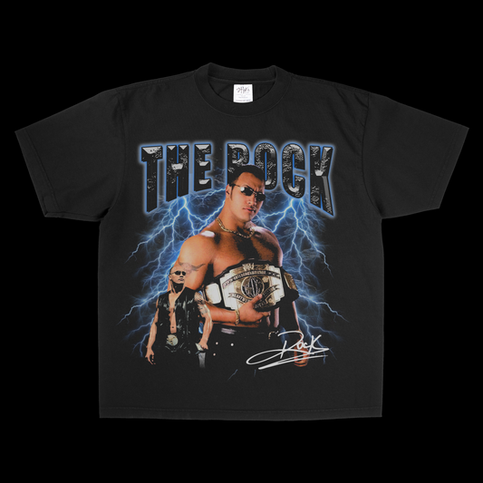 The Rock 90s Wrestling Tee