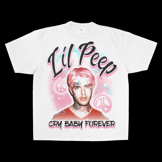 Lil Peep Airbrush Cry Baby Forever Tee